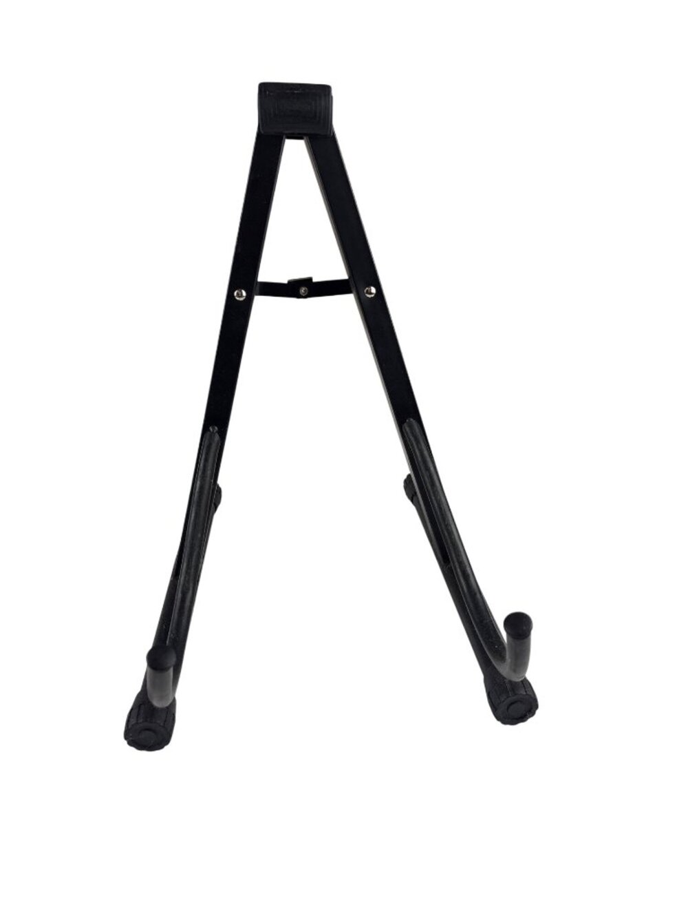Premium Compact A-Frame Universal Instrument Stand – Matte Black Metal Foldable